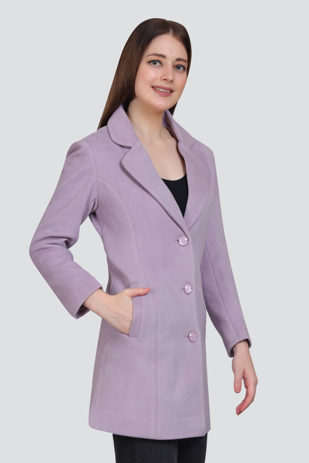 Women's Elegant Velvet Long Coat