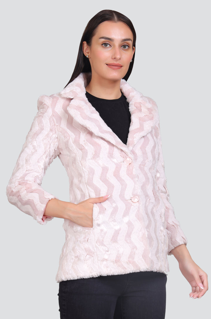 Self Design Ladies Coat