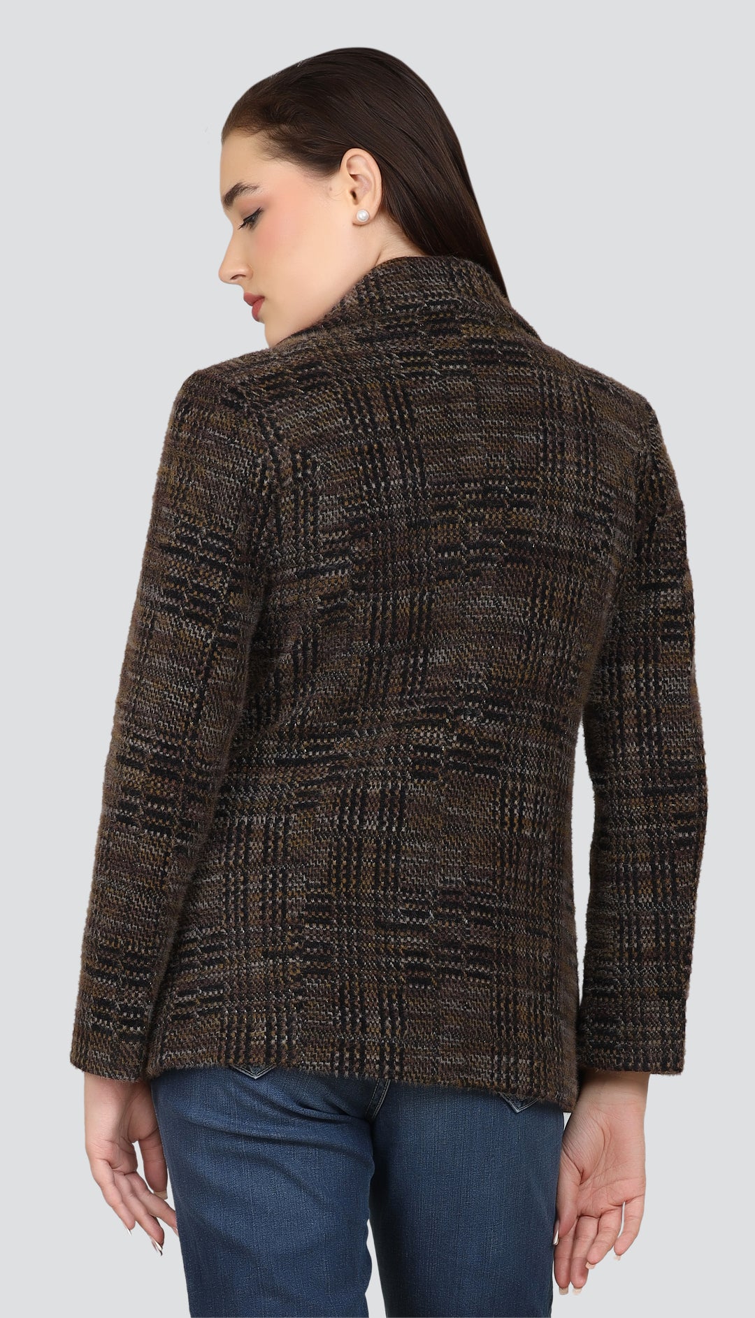 Women Self Design Single Breasted Casual, Formal Blazer