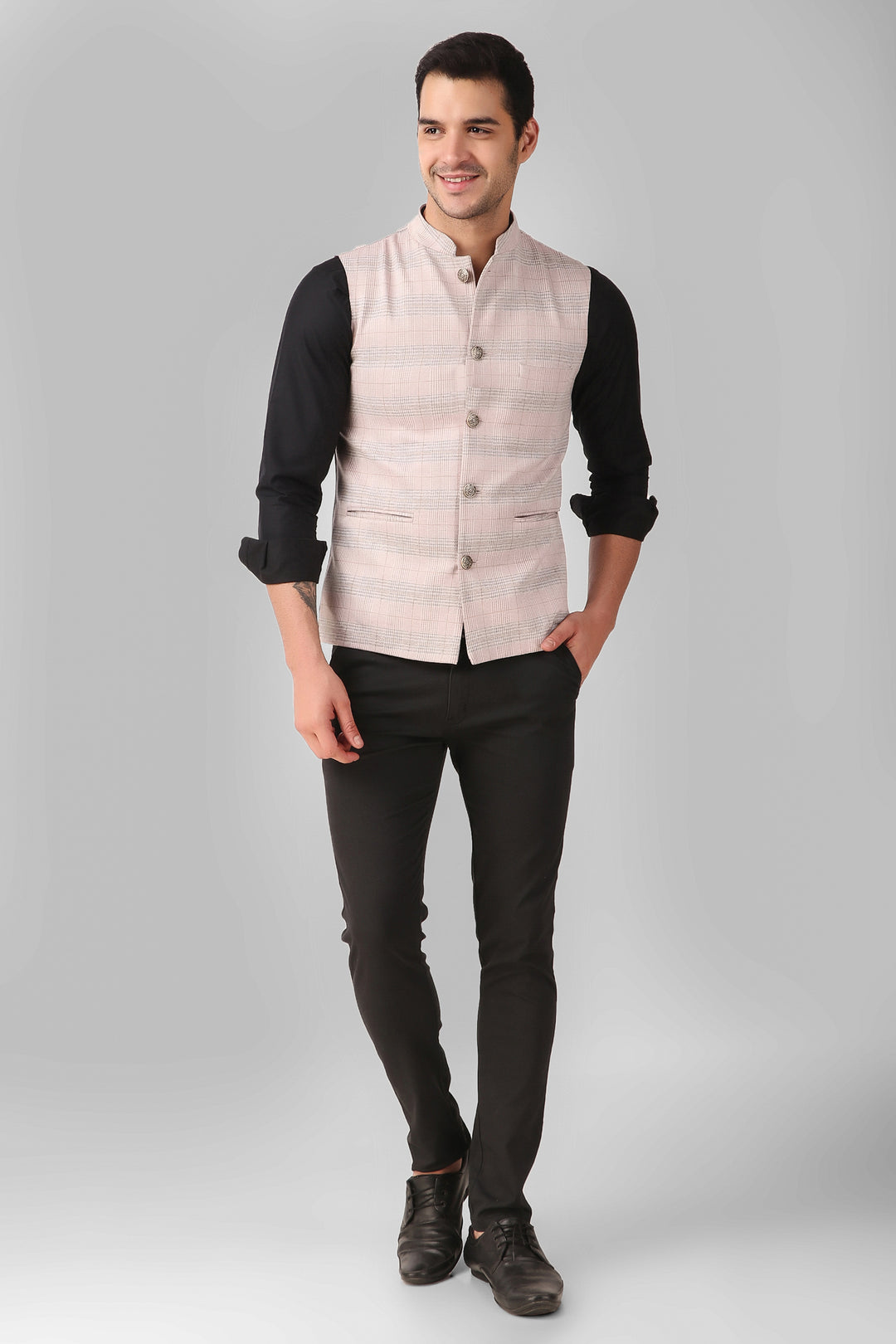 Men Woolen Varsity Jacket