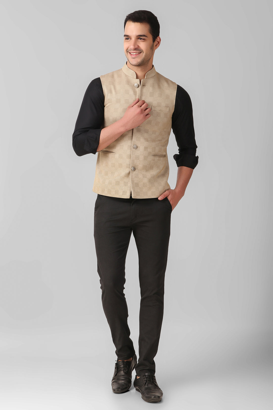 Men Woolen Varsity Jacket