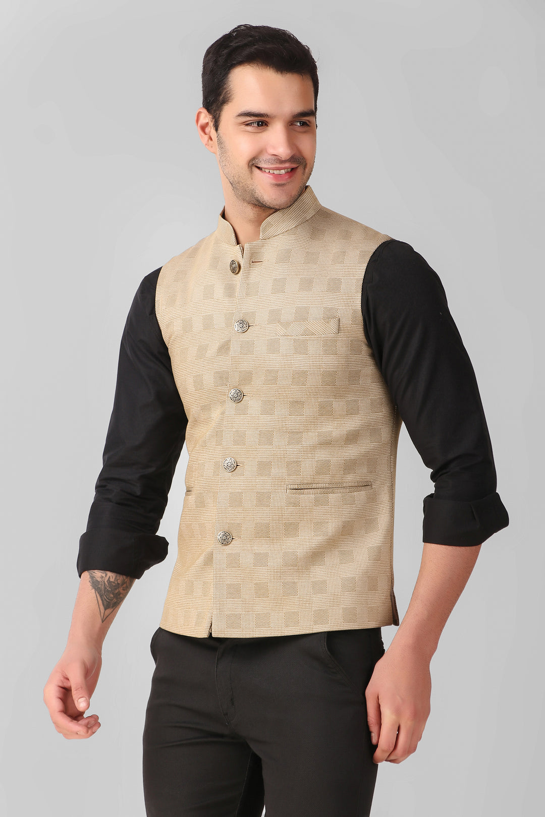 Men Woolen Varsity Jacket